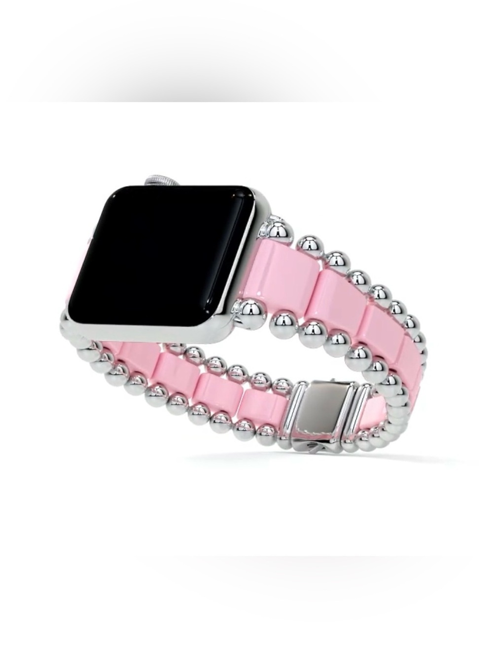 Lagos Smart Caviar Pink Ceramic Apple™ Watch Bracelet, 42-44mm
